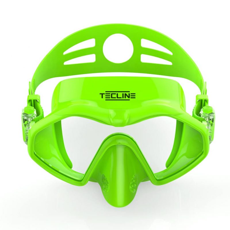 Tecline Frameless Neon mask - neon green T05075-02 opti