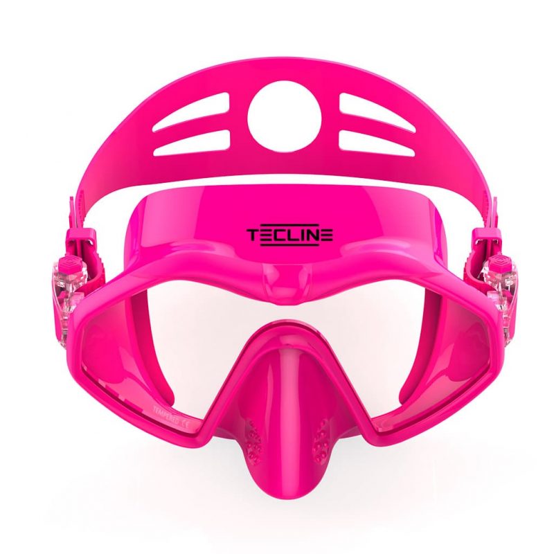 Tecline Frameless Neon mask - neon pink T05075-03 opti